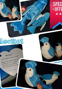 Bundle "ROCKET" Beanie Babies Collection